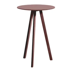 Mesa alta CPH20 2.0, Ø70 cm, Burgundy linoleum-Bordeaux*HAY Clearance