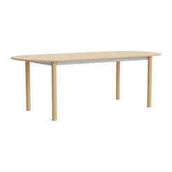 Mesa Annex Oblong, Aluminio oxidado – roble lacado, 220x95 cm*HAY Clearance