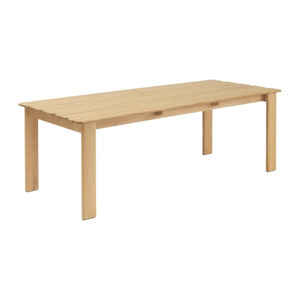 Mesa Assemble, Teca, 220×92 cm*Muuto Hot