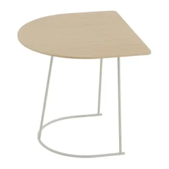 Mesa auxiliar Airy half size, Chapa de roble lacada-off white*Muuto Outlet