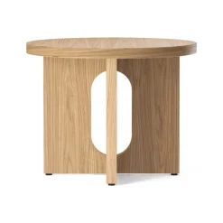 Mesa Auxiliar Androgyne de roble Ø50 cm, Roble-Tablero de mesa*Audo Copenhagen Online