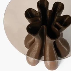 Mesa auxiliar Anemone Ø50 cm, Chocolate*Ekbacken Studios Online