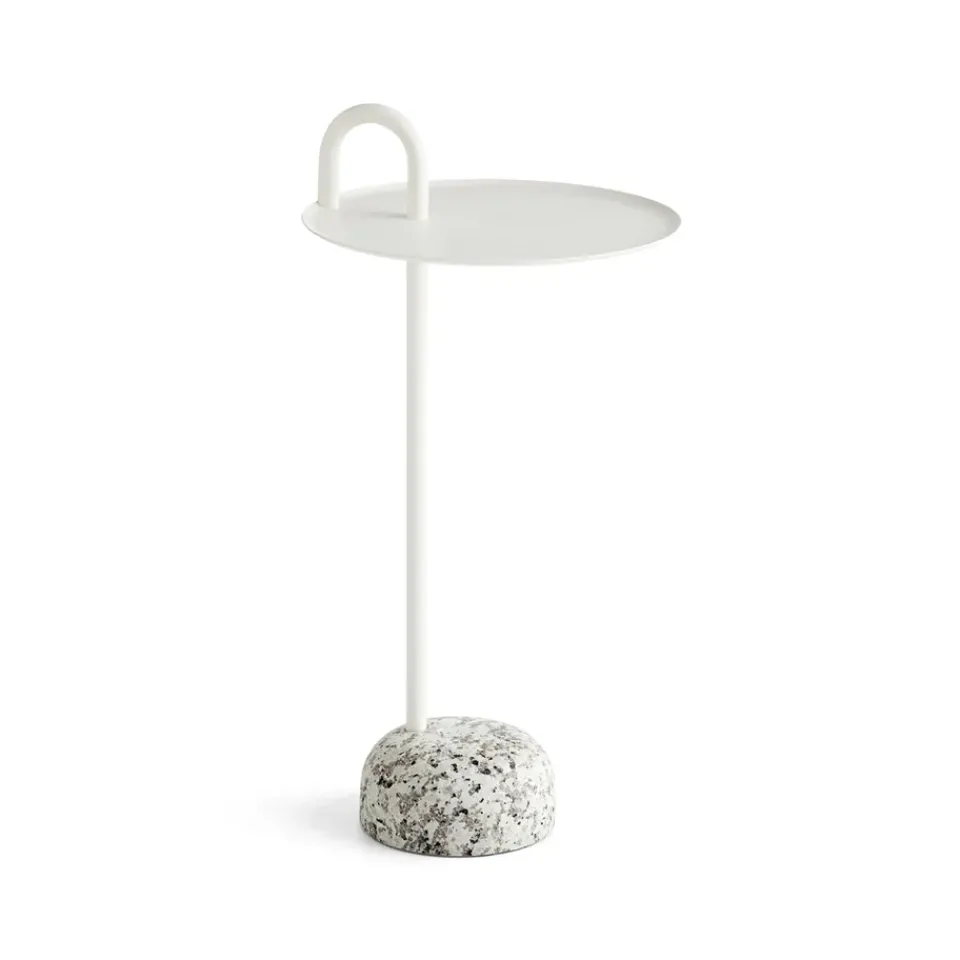 Mesa auxiliar Bowler, Cream white-granite*HAY Outlet