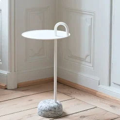 Mesa auxiliar Bowler, Cream white-granite*HAY Outlet