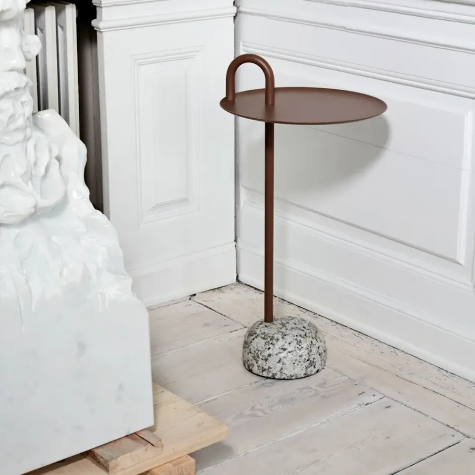 Mesa auxiliar Bowler, Pale brown-granite*HAY Clearance
