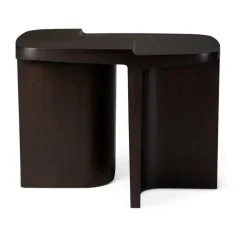 Mesa auxiliar Brutalist, Rose brown mahogany, 60x40 cm*Ethnicraft Hot