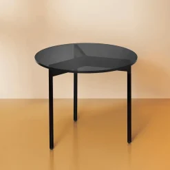 Mesa auxiliar con bastidor inferior From Above Ø52 cm, Gris*Warm Nordic Online