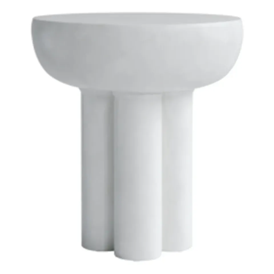 Mesa auxiliar Crown tall Ø45 cm, bone white*101 Copenhagen Sale