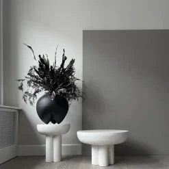 Mesa auxiliar Crown tall Ø45 cm, bone white*101 Copenhagen Sale