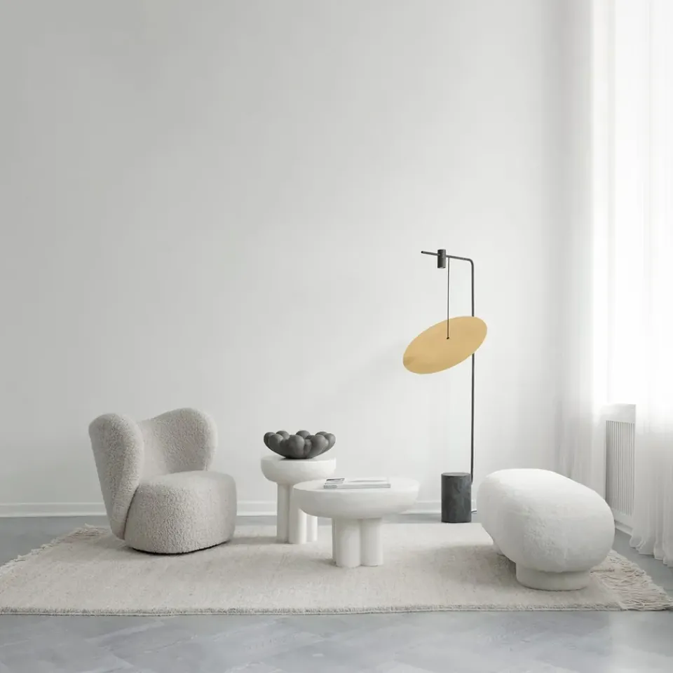 Mesa auxiliar Crown tall Ø45 cm, bone white*101 Copenhagen Sale