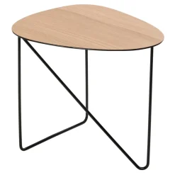 Mesa auxiliar Curve M, roble*LIND DNA Outlet
