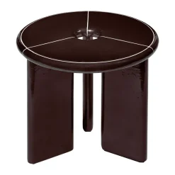 Mesa auxiliar Deya Ø47x45 cm, Chestnut brown*Ferm Living Outlet