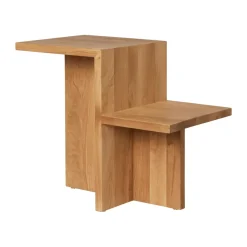 Mesa auxiliar Distinct 59,5x35x50 cm, Natural oak*Ferm Living Outlet