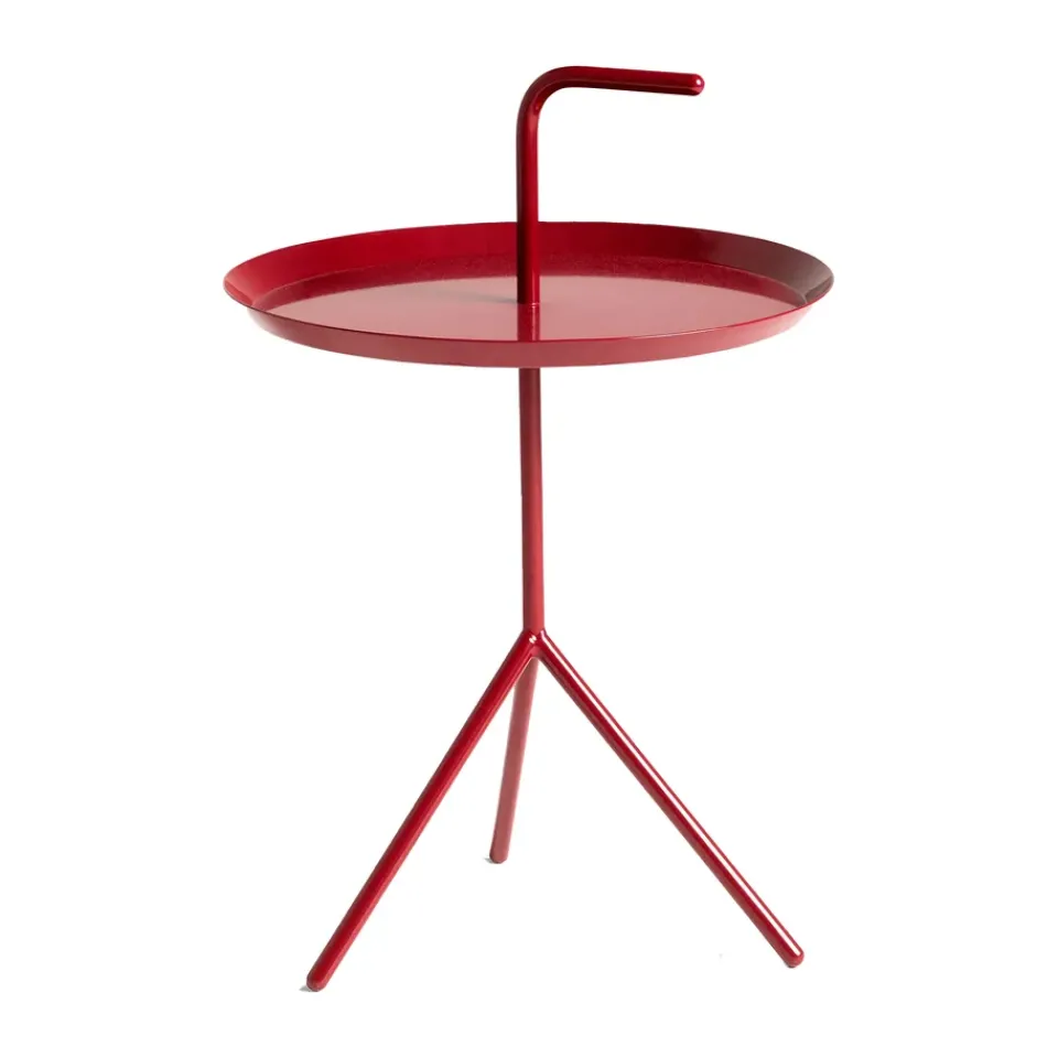 Mesa auxiliar DLM Ø38 cm, Cherry red high gloss*HAY Discount