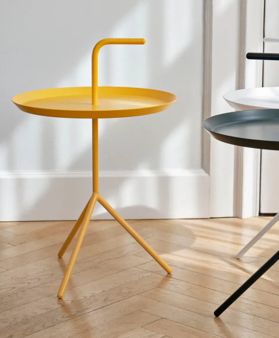 Mesa auxiliar DLM Ø38 cm, Sun yellow*HAY Hot