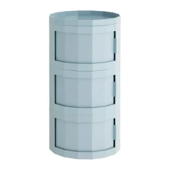 Mesa auxiliar Facet Cabinet 30, Misty blue*HAY