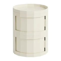 Mesa auxiliar Facet Cabinet 20, Eggshell*HAY