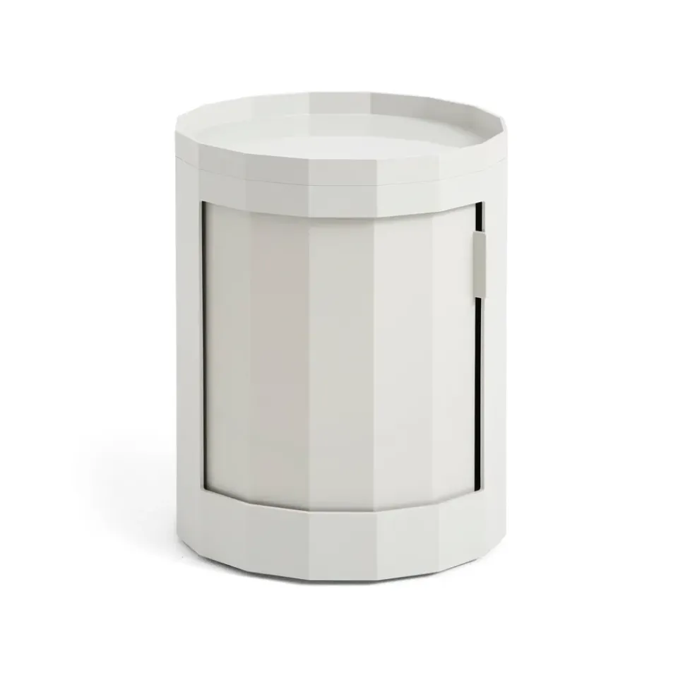 Mesa auxiliar Facet Cabinet 100, Misty grey*HAY Hot