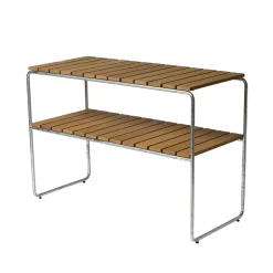 Mesa auxiliar Grythyttan, Roble aceitado - estructura galvanizada en caliente*Grythyttan Stålmöbler New