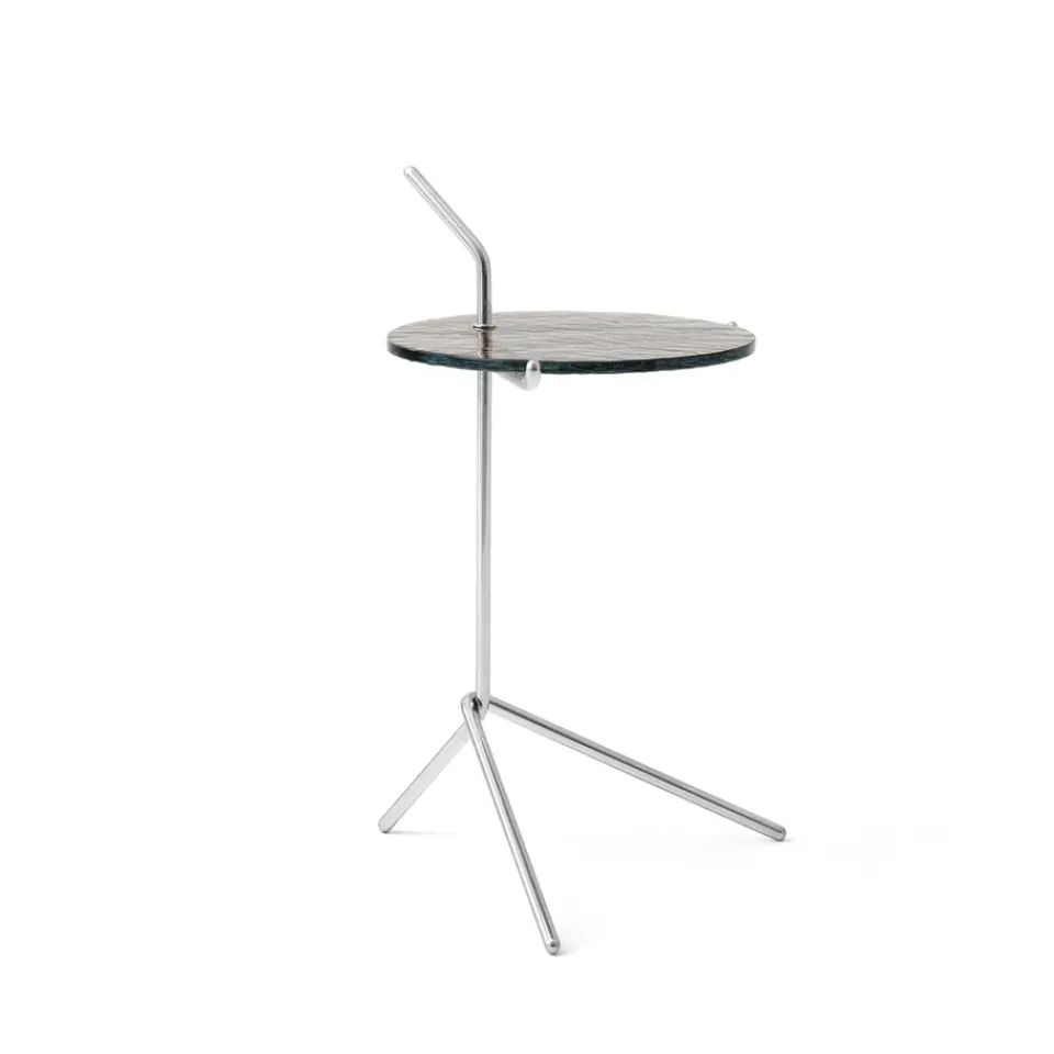 Mesa auxiliar Halten SH9, Smoked glass-stainless steel*&Tradition Outlet