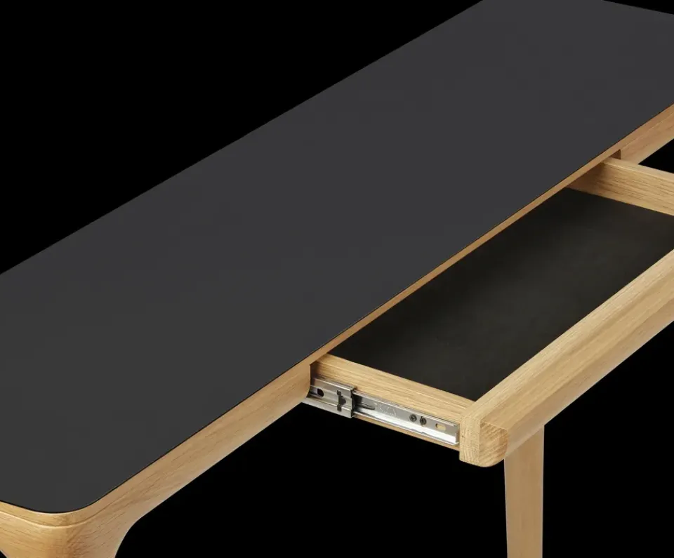 Mesa auxiliar Heart'n'Soul 120 cm, Oak-obsidian black*Umage Online