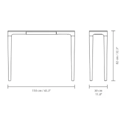 Mesa auxiliar Heart'n'Soul 120 cm, Oak-cloud grey*Umage Sale