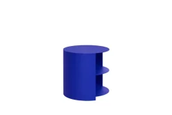 Mesa auxiliar Hide Ø38x41 cm, Ultramarine blue textured*Hem Clearance