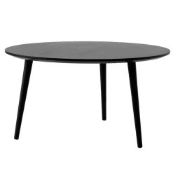 Mesa auxiliar In Between SK14 Ø90 cm, Black lacquered oak*&Tradition
