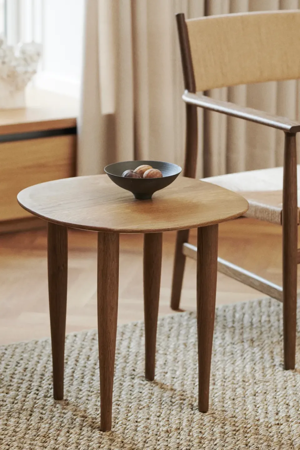 Mesa auxiliar JariØ45 cm, Roble aceitado ahumado*Brdr. Krüger