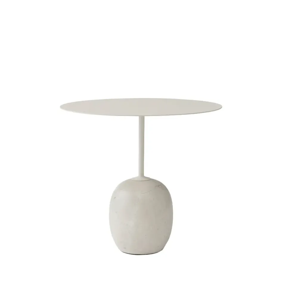 Mesa auxiliar Lato LN9, , mármol crema diva*&Tradition Outlet