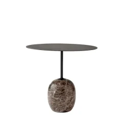 Mesa auxiliar Lato LN9, , mármol emparador*&Tradition Hot