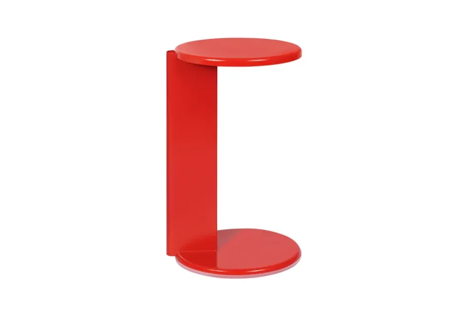 Mesa auxiliar Lolly 56 cm, Traffic red gloss*Hem Outlet