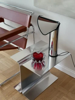 Mesa auxiliar Luce , Aluminio*Tinted Outlet