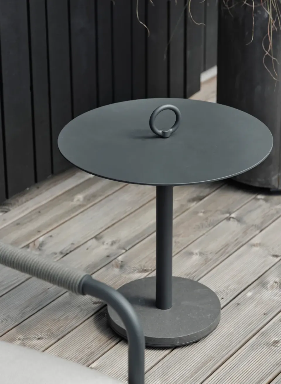 Mesa auxiliar Niobe, Anthracite*Brafab Online
