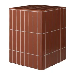 Mesa auxiliar Pillar, Brown, 32×32×42 cm*Ferm Living Online