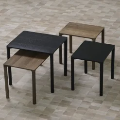 Mesa auxiliar Piloti 6705, Roble ahumado - altura 35 cm*Fredericia Furniture Best