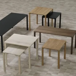 Mesa auxiliar Piloti 6705, Roble ahumado - altura 35 cm*Fredericia Furniture Best