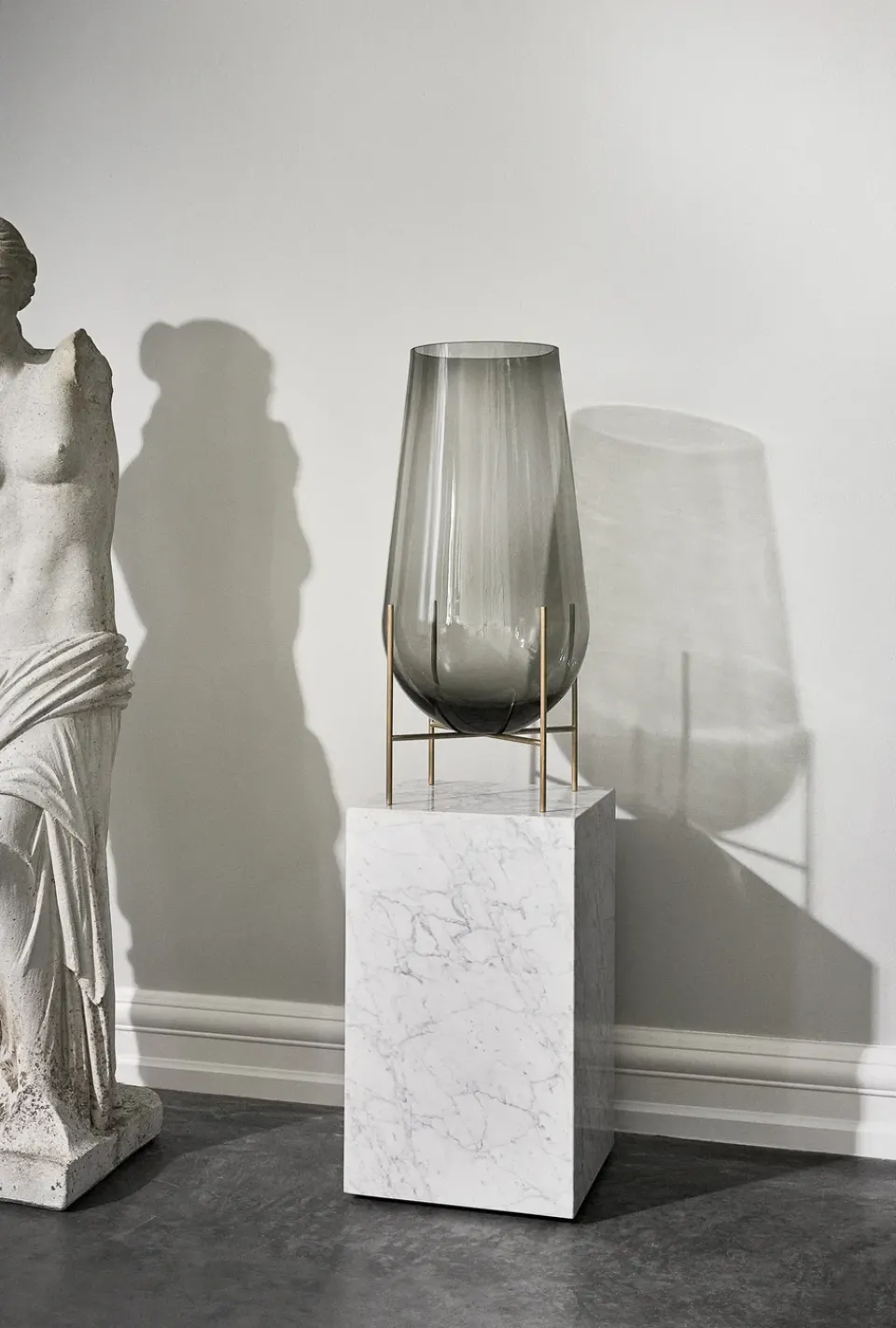 Mesa auxiliar Plinth tall 30x30x51 cm, White*Audo Copenhagen Best