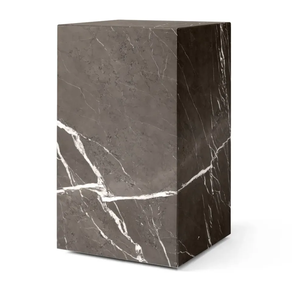 Mesa auxiliar Plinth tall 30x30x51 cm, Brown, pino*Audo Copenhagen New