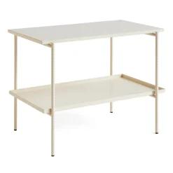 Mesa auxiliar Rebar 75x44x55 cm, marble-alabaster*HAY