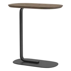 Mesa auxiliar Relate 60,5 cm, roble ahumado-negro*Muuto New