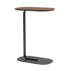 Mesa auxiliar Relate 73,5 cm, Smoked oak-Black*Muuto