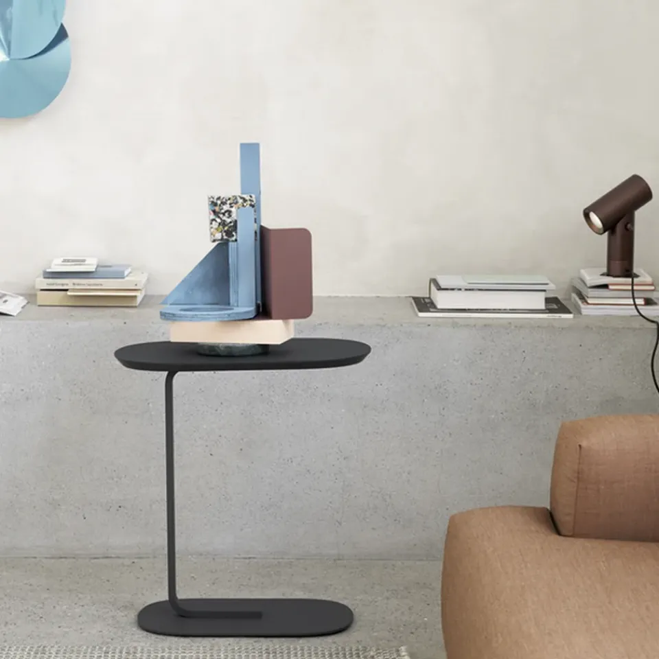 Mesa auxiliar Relate 73,5 cm, Solid oak-Off white*Muuto Discount