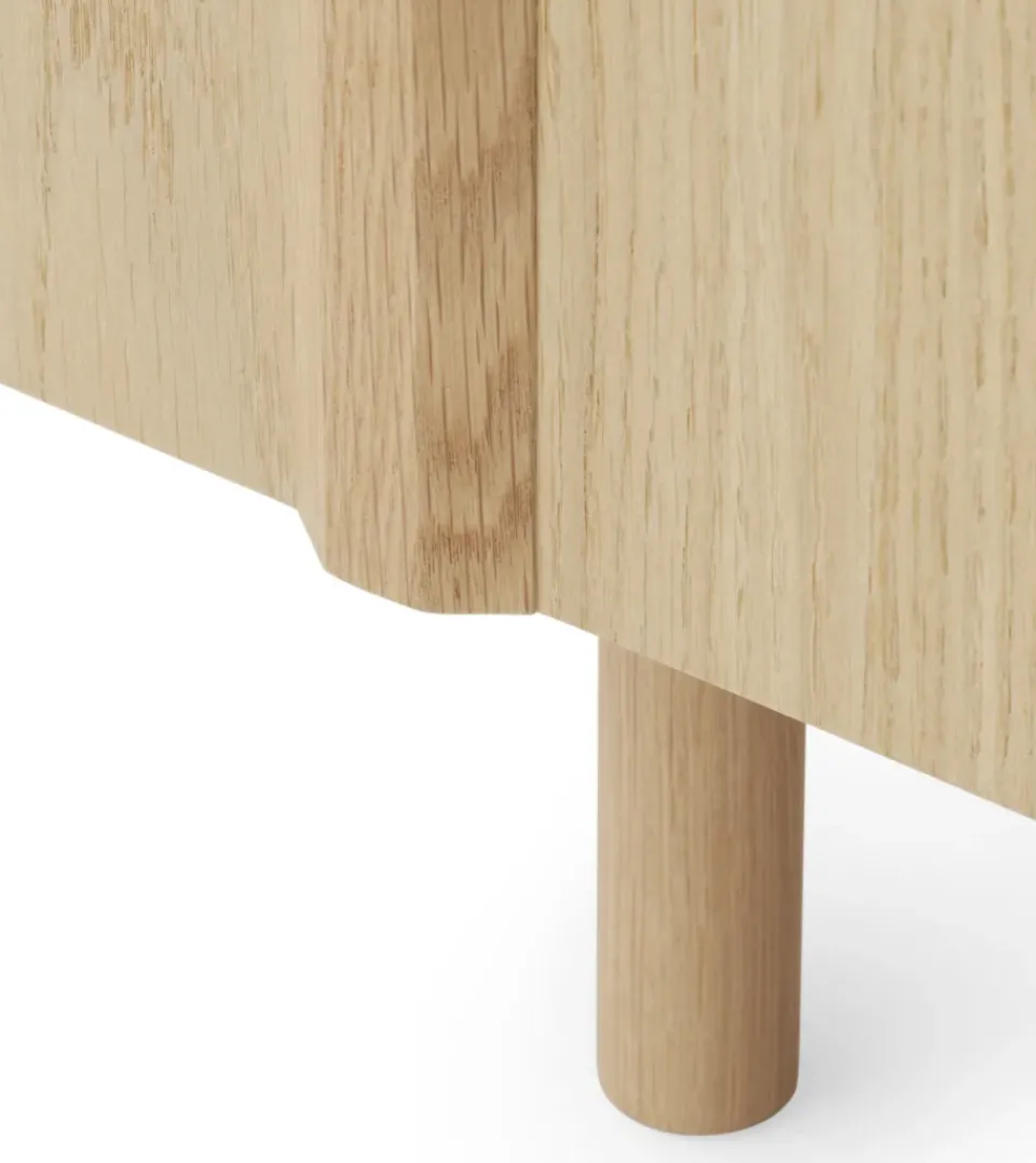 Mesa auxiliar Rib 45x159 cm, Oak*Normann Copenhagen Sale
