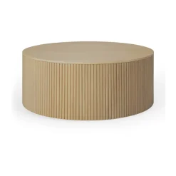 Mesa auxiliar Roller Max redonda, Roble, Ø80 cm*Ethnicraft Best