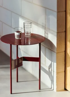Mesa auxiliar Shim coffee table Ø45 cm, Bordeaux*HAY