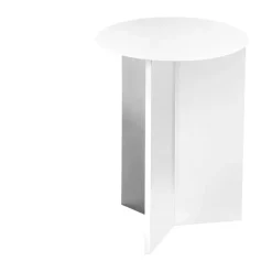 Mesa auxiliar Slit high Ø35 cm, White*HAY New