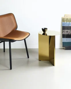 Mesa auxiliar Slit high Ø35 cm, Brass*HAY Discount