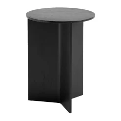 Mesa auxiliar Slit high Ø35 cm, Black lacquered oak*HAY Sale