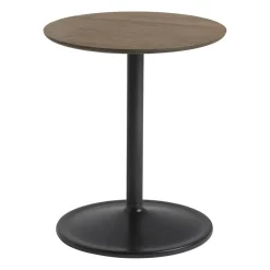 Mesa auxiliar Soft 48 cm, Solid humod oak-black*Muuto Sale